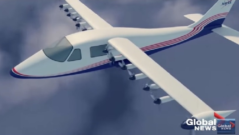 Η NASA παρουσίασε το πρώτο ηλεκτρικό αεροπλάνο της