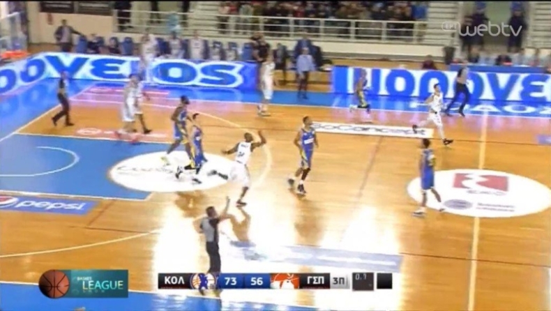 Κολοσσός -Περιστέρι: Η buzzer beater τριποντάρα της χρονιάς από τον Κρόμα! (vid)