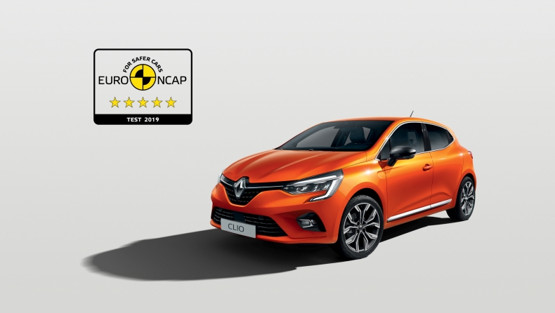 Ασφάλεια πέντε αστέρων προσφέρει το νέο Renault Clio (vid)