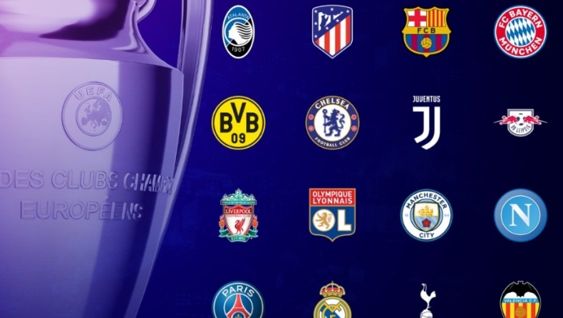 Champions League: Για πρώτη φορά όλες οι ομάδες των «16» από το Top-5 της Ευρώπης!