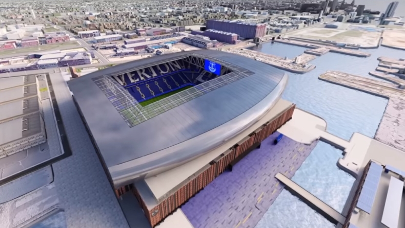 Έβερτον: Καταθέτει το τελικό σχέδιο για το νέο γήπεδο! (vid)