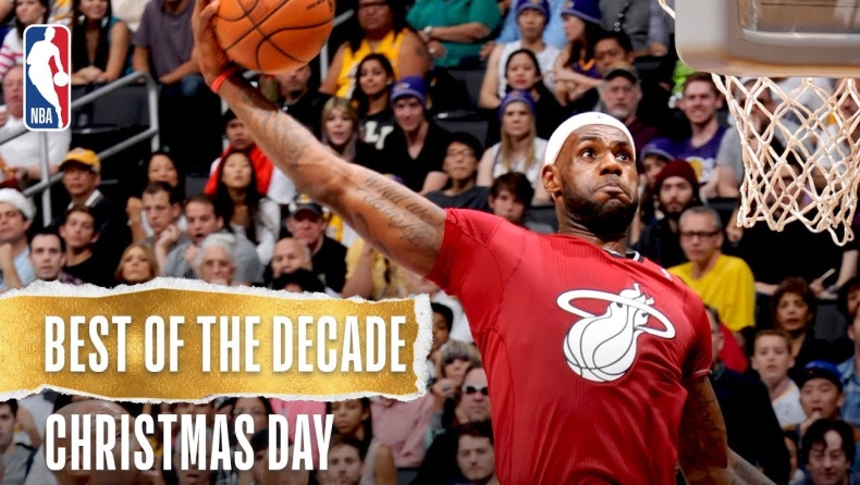 Τα καλύτερα της δεκαετίας στα Christmas Day ματς του NBA (vid)