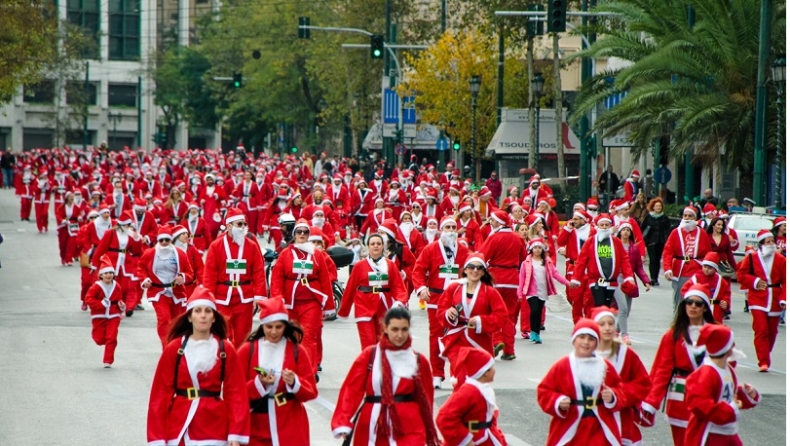 To 6o Santa Run επιστρέφει στο κέντρο της Αθήνας! (pics)