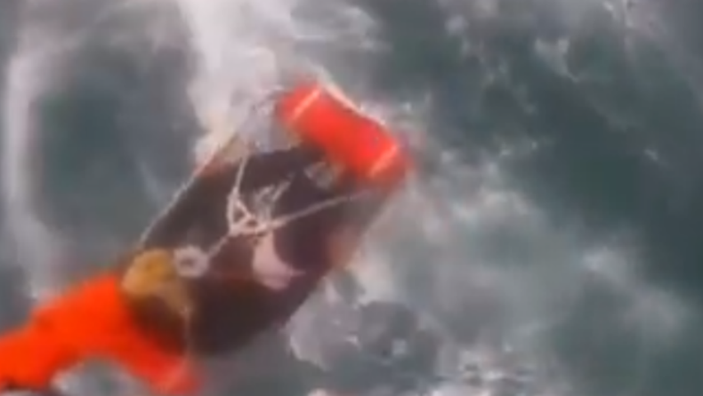 Η στιγμή της διάσωσης ενός άνδρα που του επιτέθηκε καρχαρίας (vid)