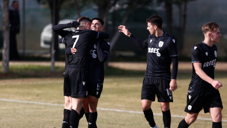Super League Νέων: Σπουδαία νίκη ο ΠΑΟΚ, 2-0 την ΑΕΚ στο ντέρμπι