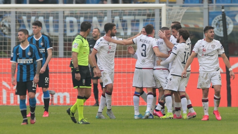 Ιντερ-Κάλιαρι 1-1: Ο Ναϊνγκολάν της στέρησε δύο βαθμούς