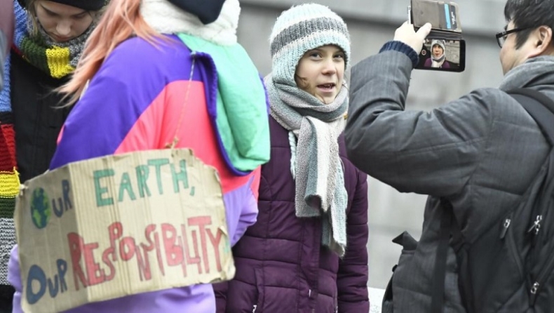 Με επτάωρη διαδήλωση γιόρτασε τα γενέθλιά της η Γκρέτα Τούνμπεργκ (pics)