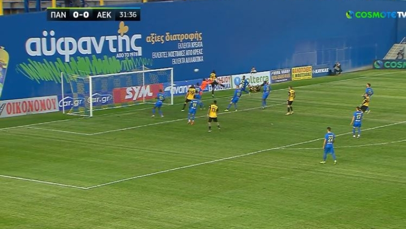 Παναιτωλικός - ΑΕΚ: Το 0-1 με το παρθενικό τέρμα του Σβάρνα (vid)