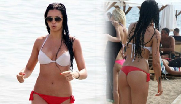 Οι... καυτές βουτιές της Αλεξανδράκη (pics)