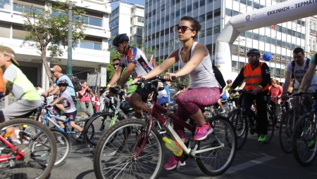 Ποιοι δρόμοι θα είναι κλειστοί την Κυριακή για τον Ποδηλατικό Γύρο της Αθήνας