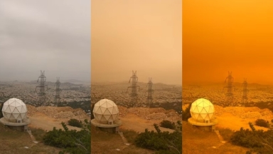 Εντυπωσιακό timelapse δείχνει το κύμα αφρικανικής σκόνης να καταπίνει όλη την Αθήνα (vid)