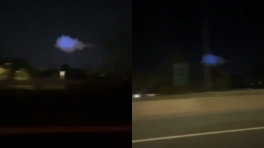 Μυστήρια μπλε σφαίρα εμφανίστηκε στον ουρανό: Το βίντεο που έχει προβληματίσει τους χρήστες του διαδικτύου 