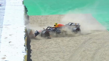 Στον τοίχο ο Πέρεζ στις ελεύθερες δοκιμές της Ίμολα, όλα στραβά για τη Red Bull Racing (vid)
