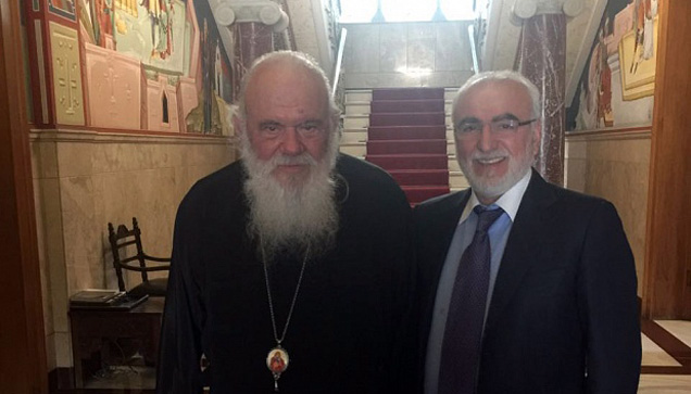 Η επίσκεψη Σαββίδη στο Άγιον Όρος και η συνάντηση με τον Ιερώνυμο (pics)