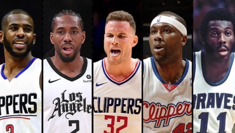 Los Angeles Clippers (Chris Paul, Kawhi Leonard, Blake Griffin, Elton Brand, Bob McAdoo)