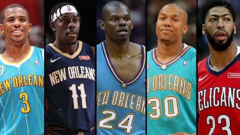 Νew Orleans Pelicans (Chris Paul, Jrue Holiday, Jamal Mashburn, David West, Anthony Davis)