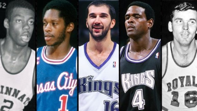 Sacramento Kings (Oscar Robertson, Tiny Archibald, Peja Stojakovic, Chris Webber, Jerry Lucas)