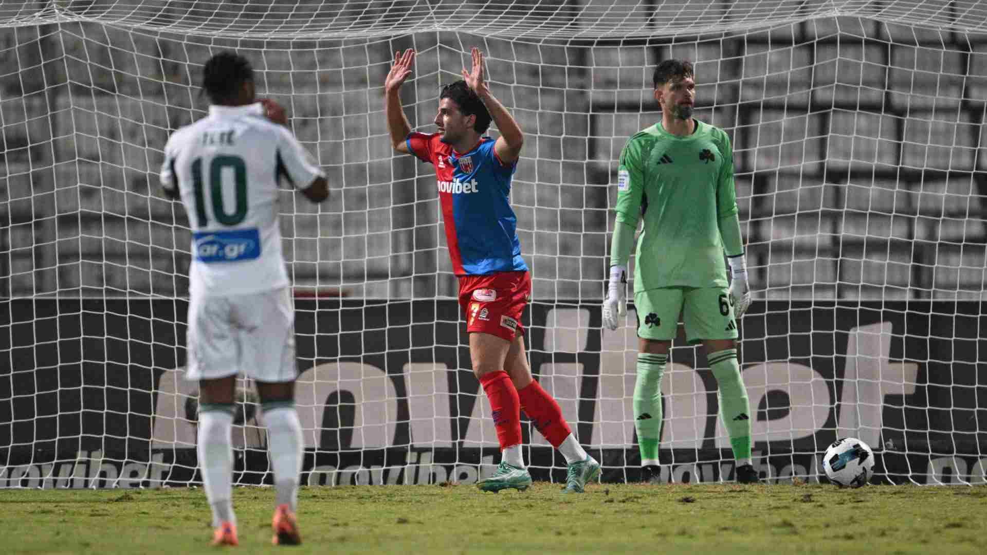 Βόλος - Παναθηναϊκός: Ο Λάμπρου έκανε το 1-0 και δεν πανηγύρισε | Gazzetta