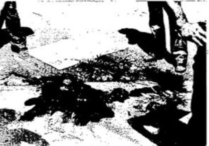 Το σημείο που έπεσε νεκρή η Σωτηρία Βασιλακοπούλου