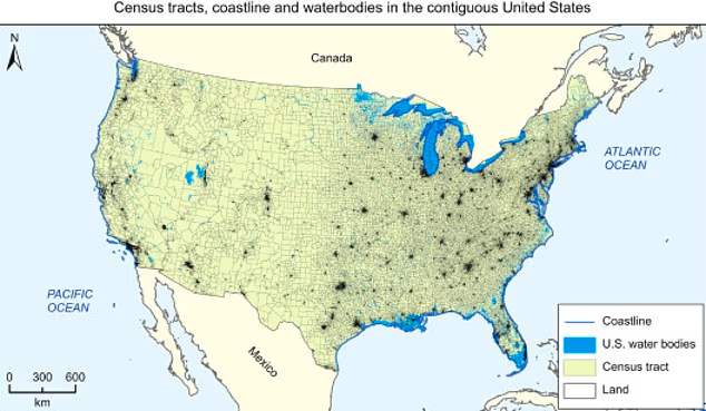 Οι περιοχές στις ΗΠΑ που βρέχονται από λίμνη και ποταμό