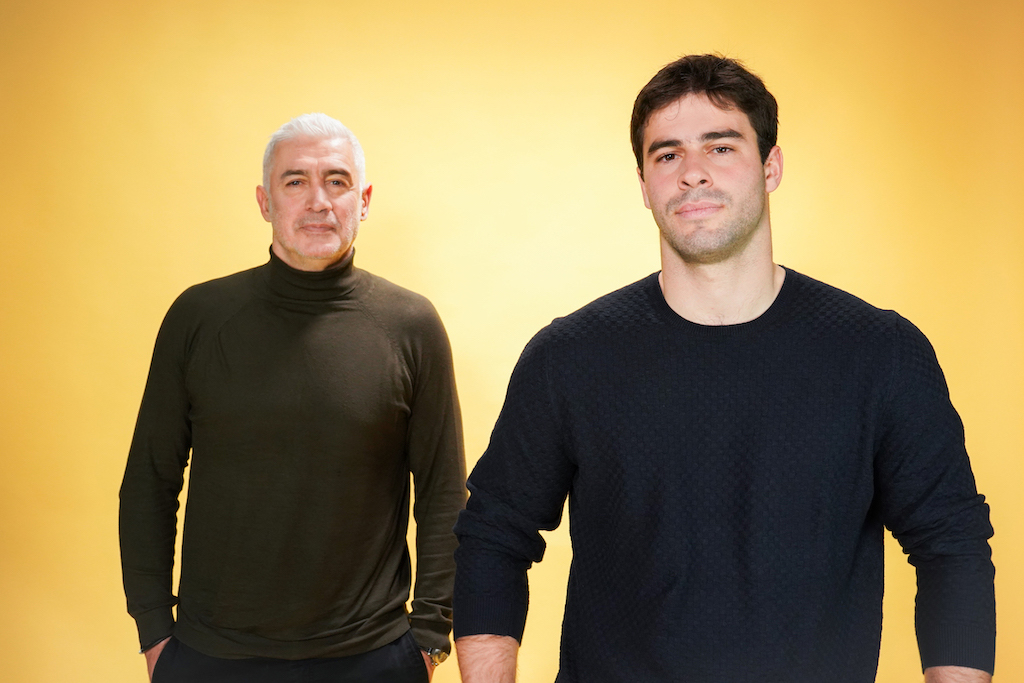 Ο Αντώνης Νικοπολίδης με τον Γιάννη Νικοπολίδη