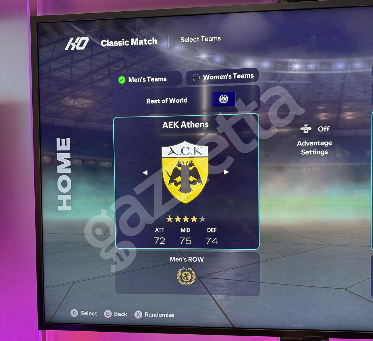 EA Sports FC 26 Ολυμπιακός Παναθηναϊκός ΑΕΚ ΠΑΟΚ