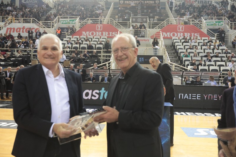 Από τη βράβευση του ΠΑΟΚ