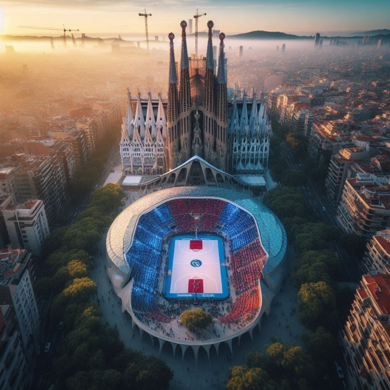 Το γήπεδο της Μπαρτσελόνα.