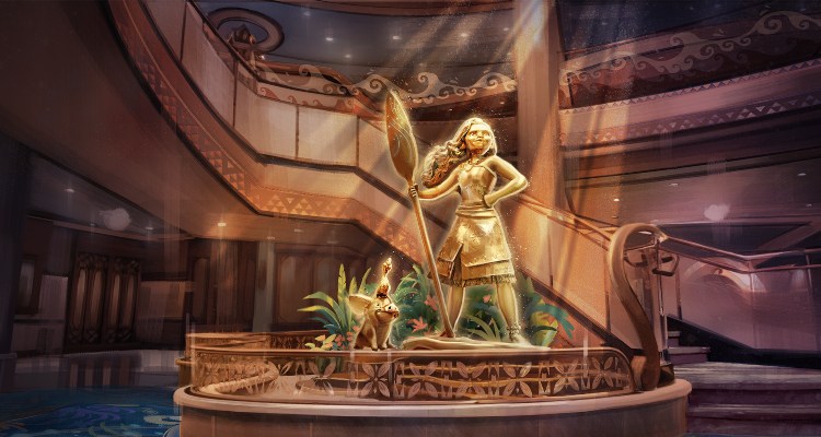 Το εντυπωσιακό άγαλμα της Moana