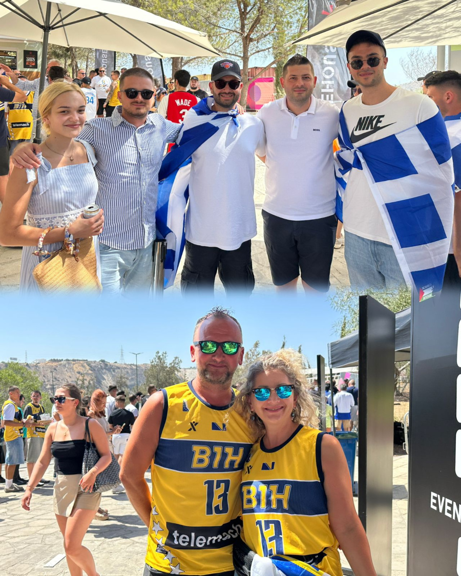 Βόσνιοι και Έλληνες φίλαθλοι