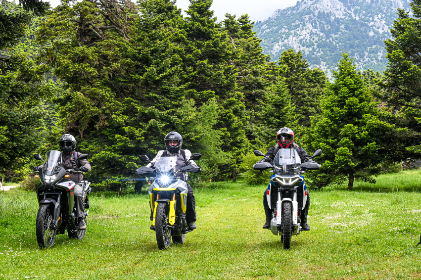 Aprilia Tuareg 660 vs Honda XL 750 Transalp vs Suzuki V-Strom 800DE