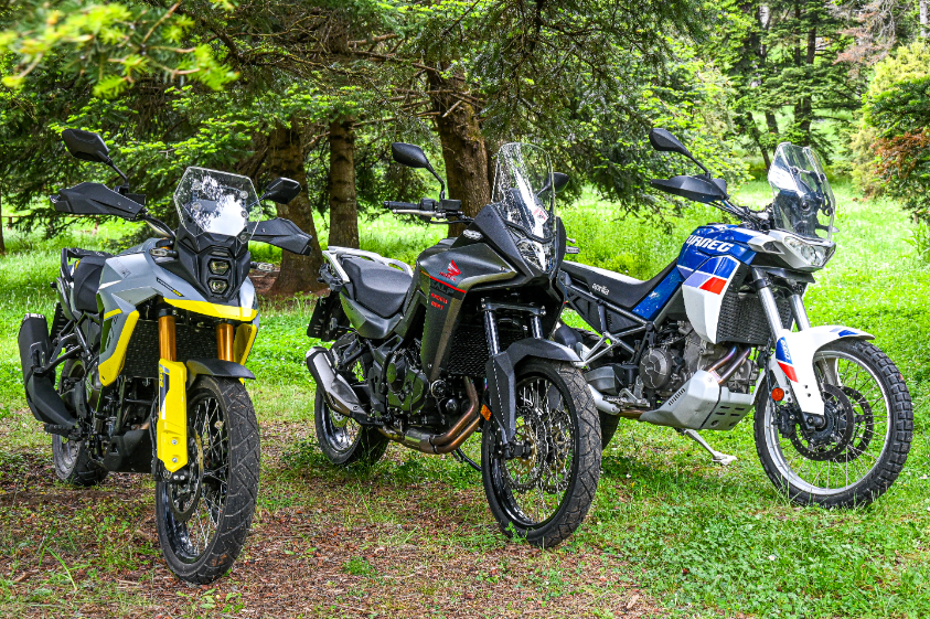 Aprilia Tuareg 660 vs Honda XL 750 Transalp vs Suzuki V-Strom 800DE