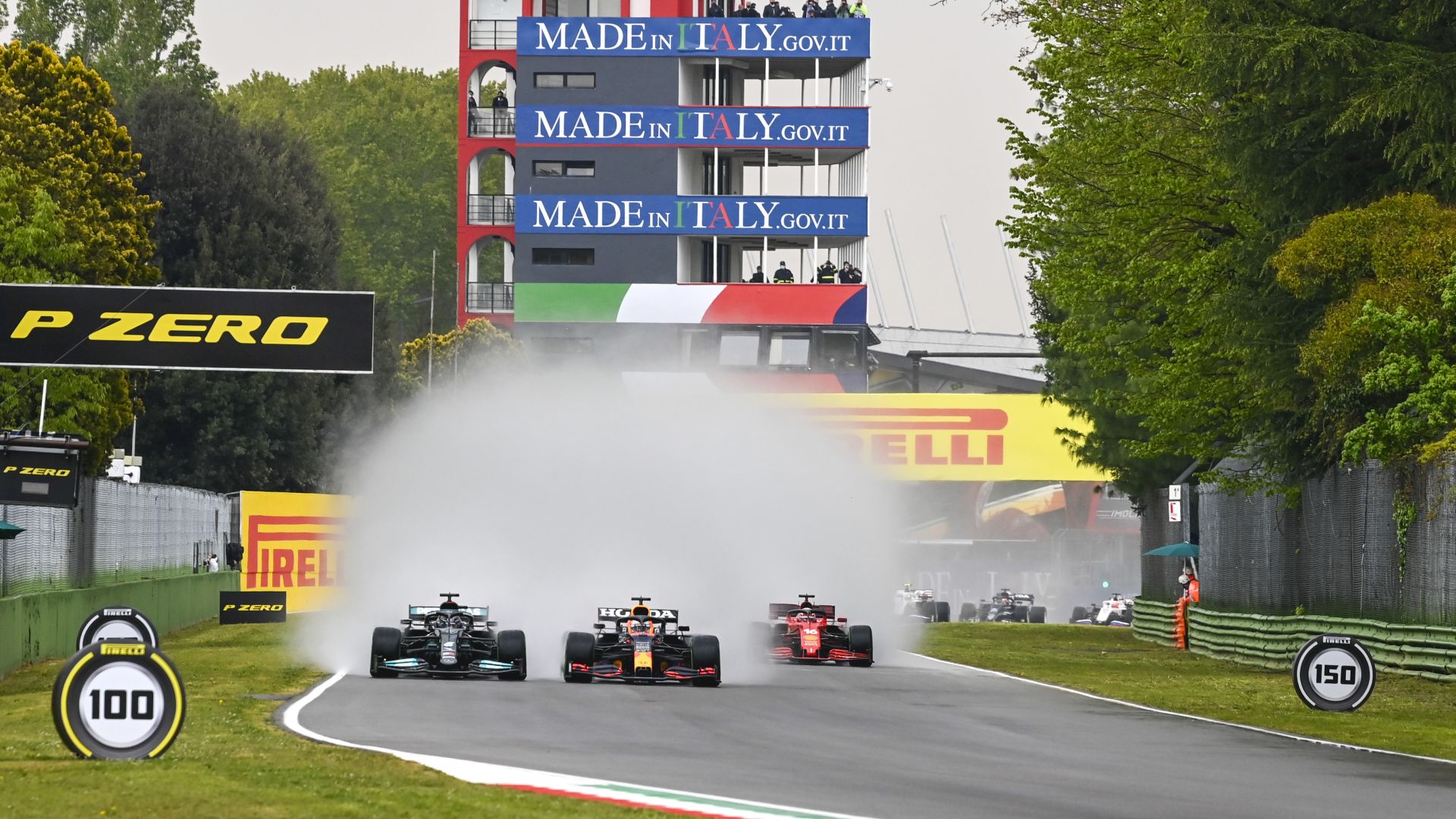 Στιγμιότυπο από το GP του 2021 στην Ίμολα