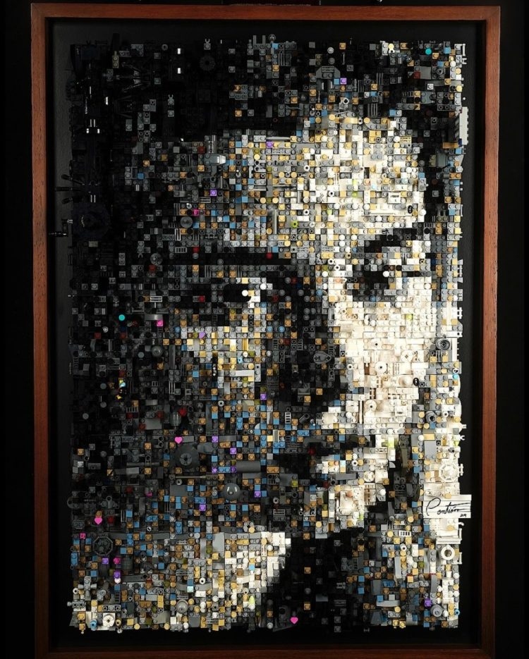 Ο Καλλιτέχνης που δημιουργεί τρισδιάστατα πορτρέτα χρησιμοποιώντας μόνο LEGO