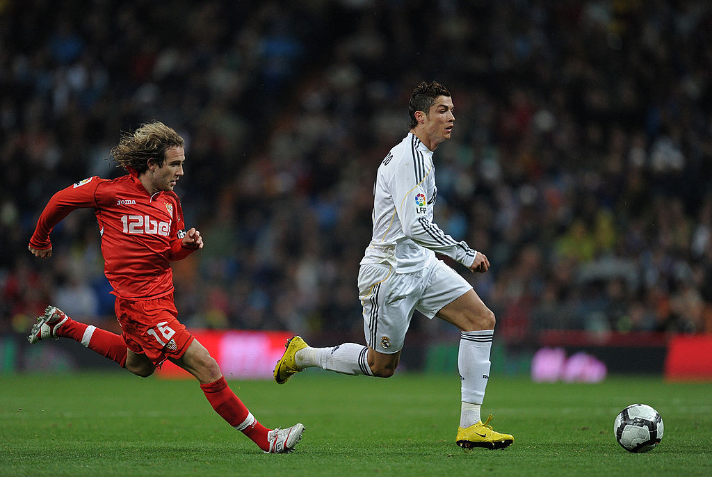 Ο Καπέλ με τον Ρονάλντο στο ματς Σεβίλλη-Ρεάλ Μαδρίτης