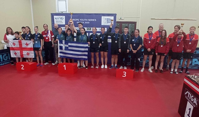 Ολοκληρώθηκαν στο Λουτράκι τα ομαδικά στο 4ου Europe Youth Series, με επιτυχίες για την ελληνική επιτραπέζια αντισφαίριση.