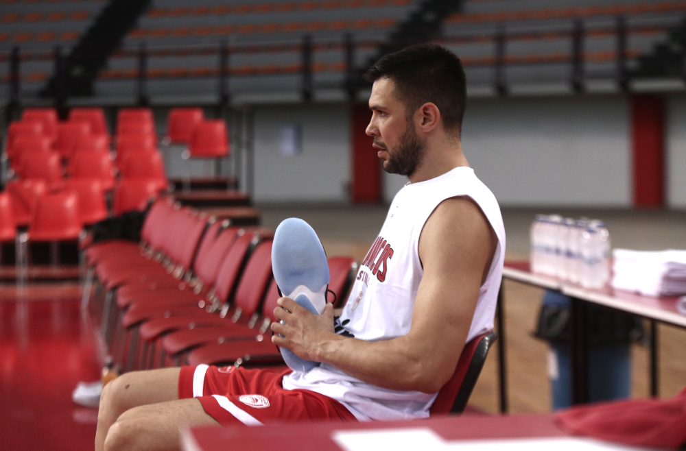 Προπόνηση του Ολυμπιακού