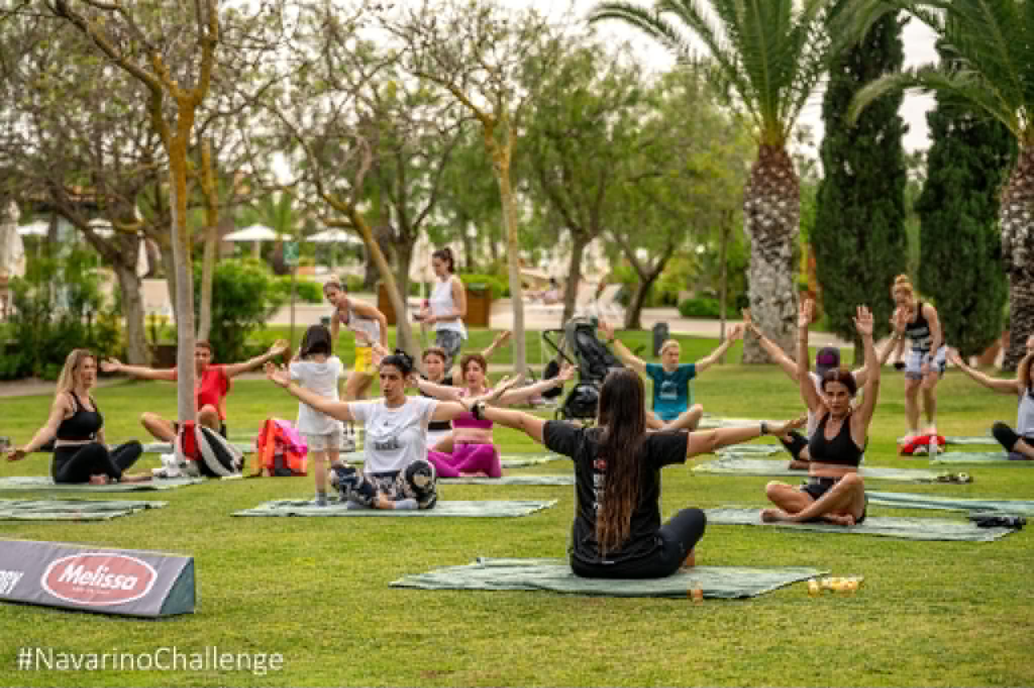 Η Μάντυ Περσάκη σε άσκηση pilates