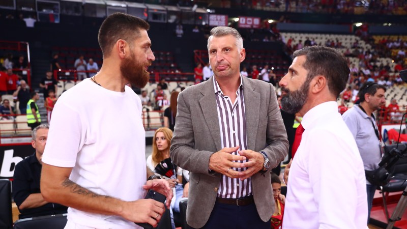 Ο Παπαλουκάς με τον Πελεκάνο και τον Βισκανδουράκη