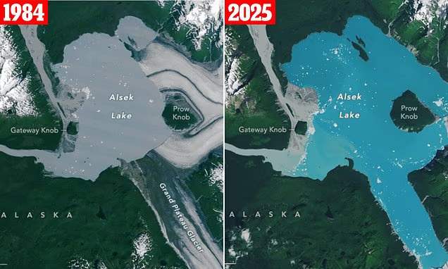 Η νησίδα Prow Knob το 1984 και το 2025