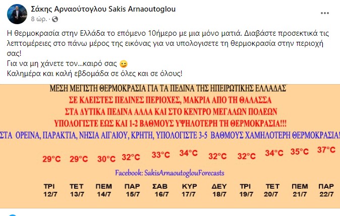 Χάρτης καιρού