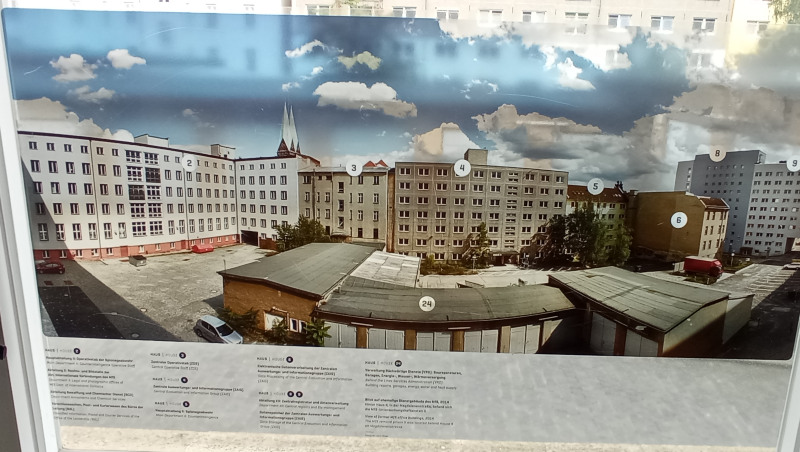 Το ίδιο και απαράλλακτο τοπίο στο συγκρότημα της Στάζι.