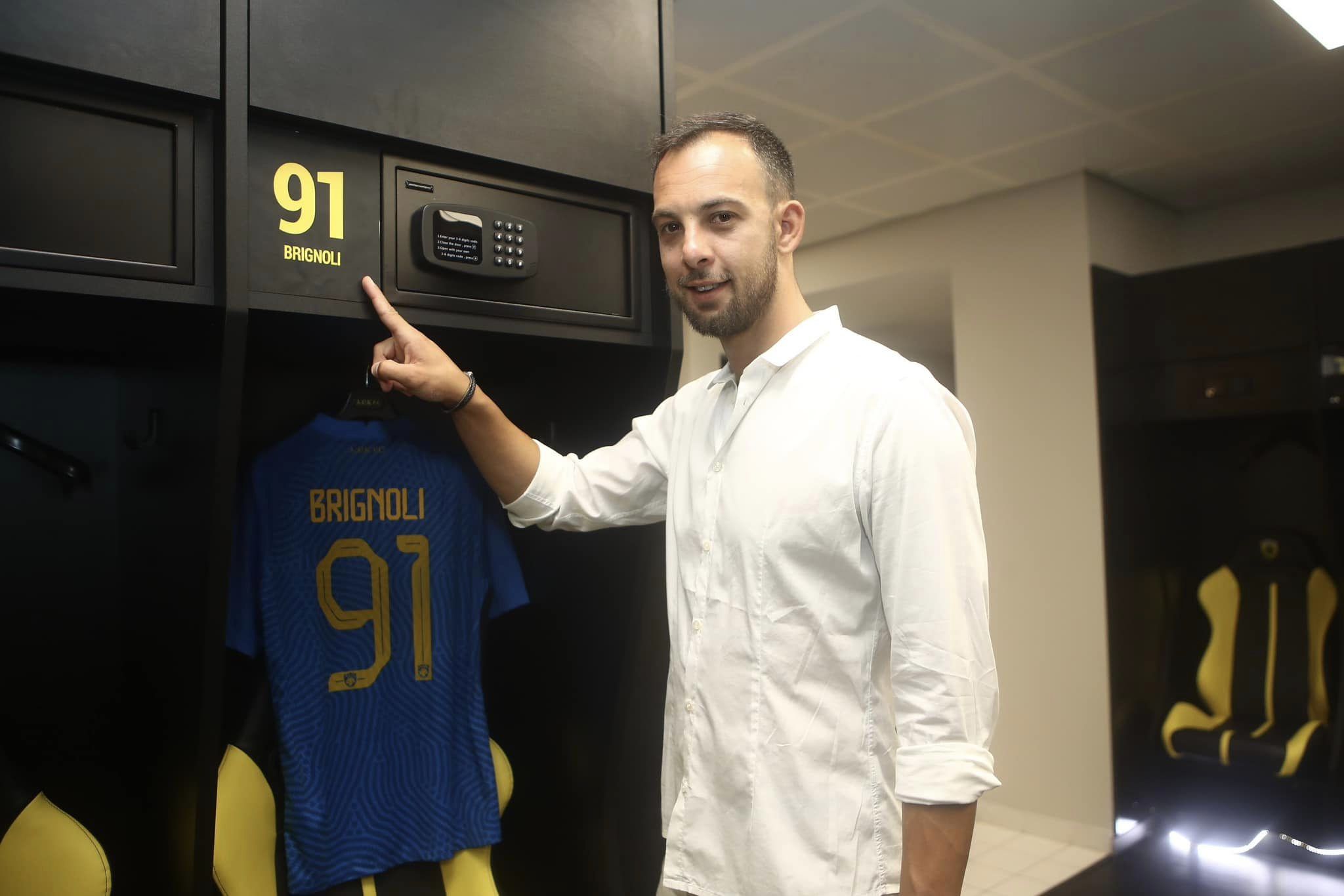 Ο Αλμπέρτο Μπρινιόλι της ΑΕΚ