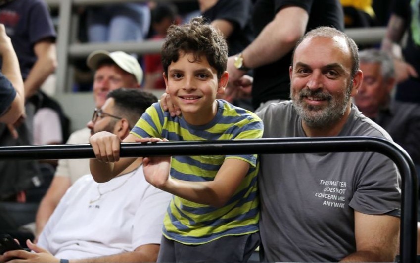 Ο Πάνος Αναστασόπουλος στο ΑΕΚ-Ναντέρ