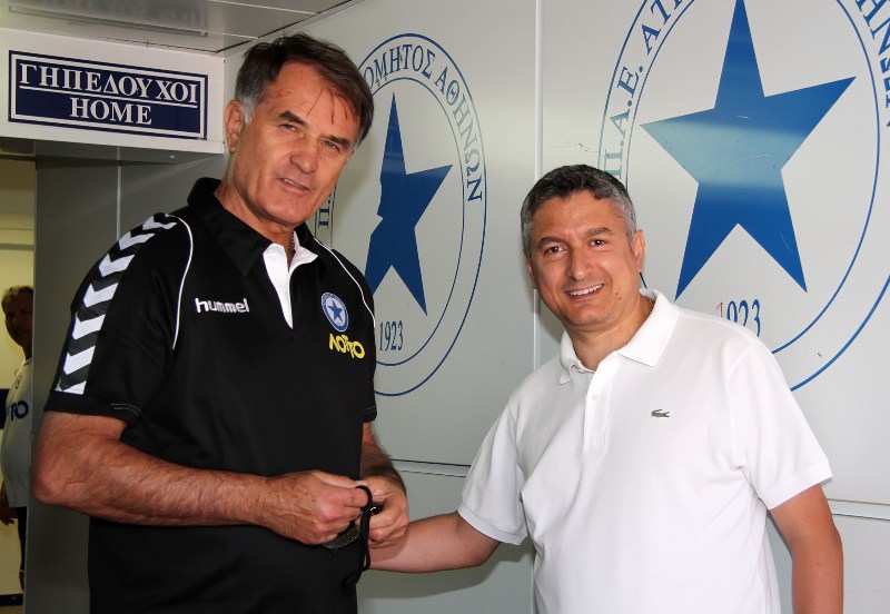 Ο Ντούσαν Μπάγεβιτς και ο Γιώργος Σπανός