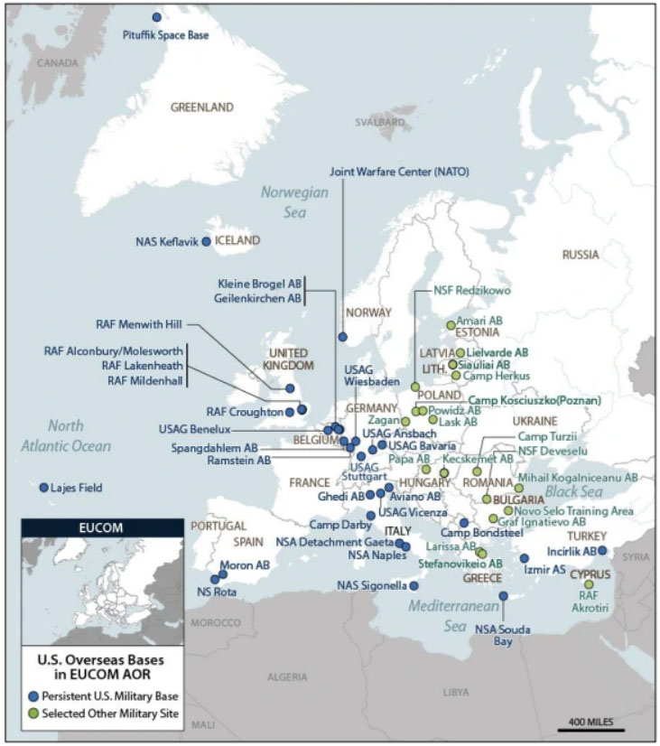 Αμερικανικές βάσεις στην Ευρώπη