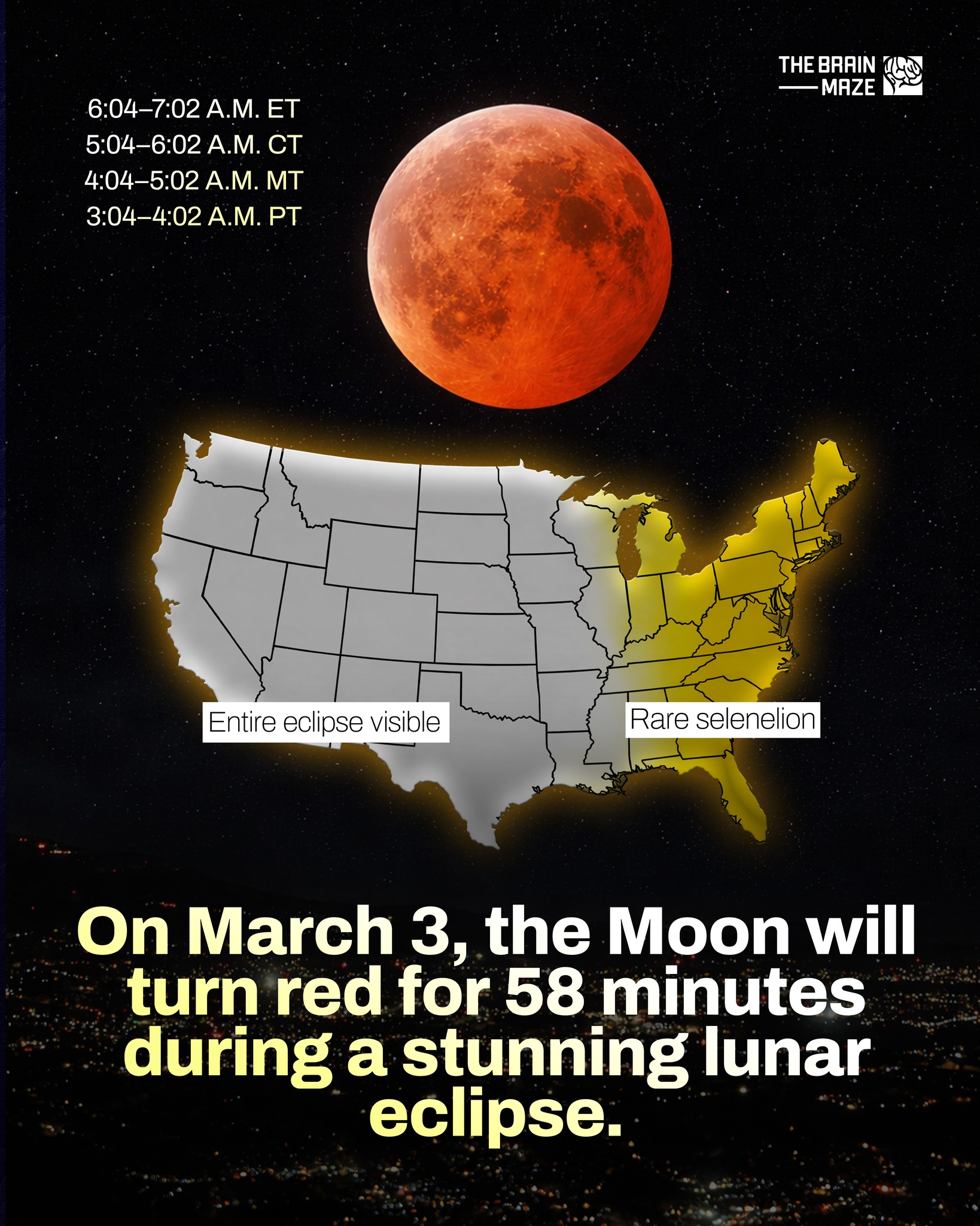 Στις 3 Μαρτίου η ολική έκλειψη