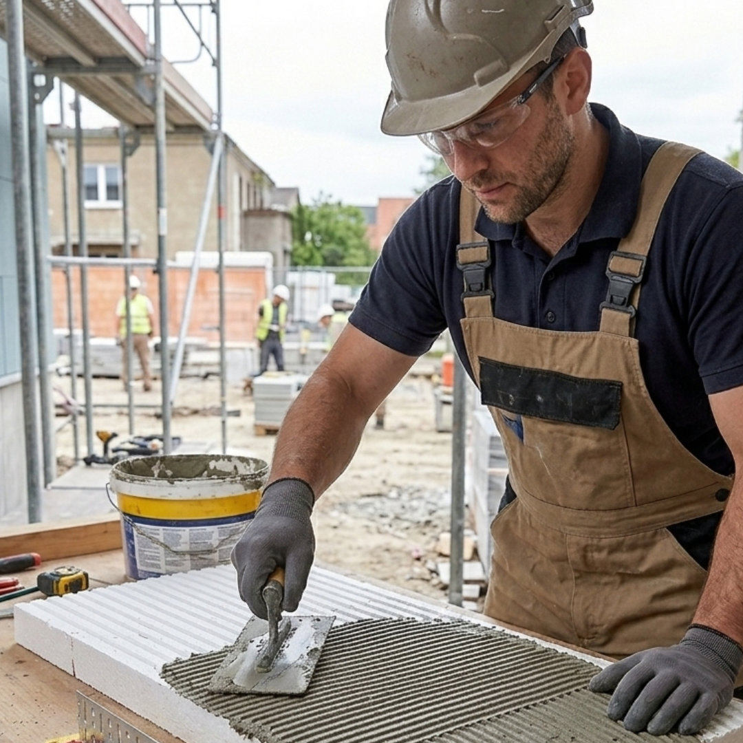 Διάστρωση Συγκολλητικού Επιχρίσματος