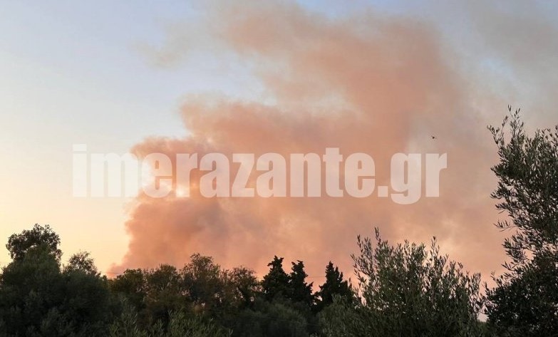 Φωτιά στη Ζάκυνθο