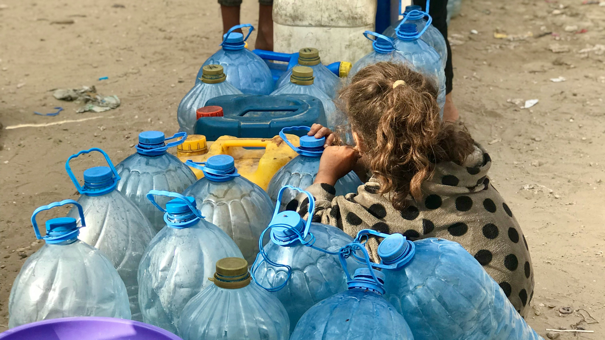 Περιμένοντας για λίγο νερό
